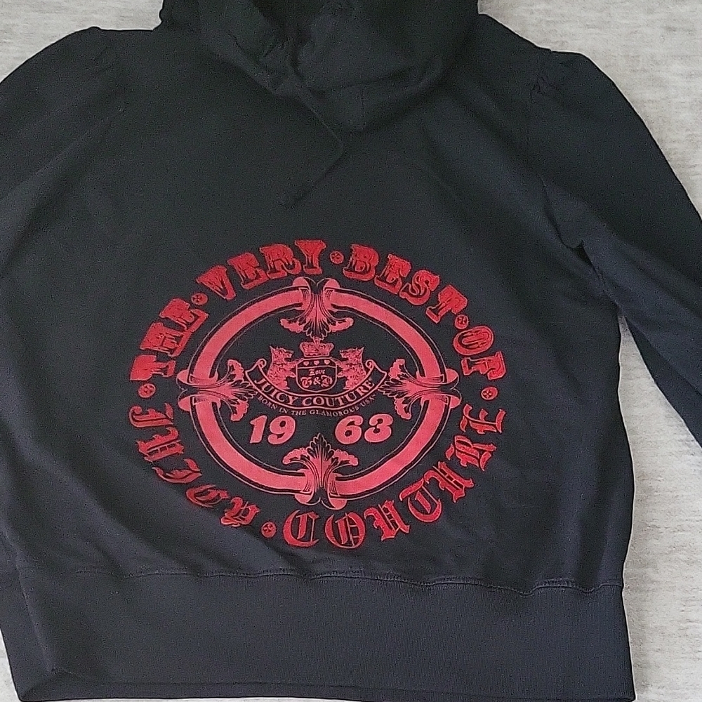 Juicy Couture Women's Black Hoodie - Picture 3 of 5